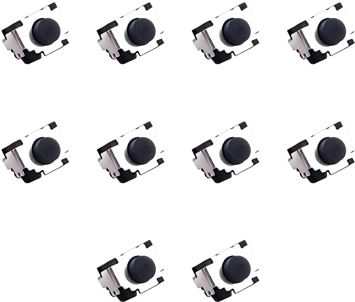 SnelShoppen - 10X L R Micro Switches Drukknoppen Vervangingen voor Nintendo Switch 2DS 3DS XL Joystick Controller - Hoge Kwaliteit, Betrouwbaar, Langd