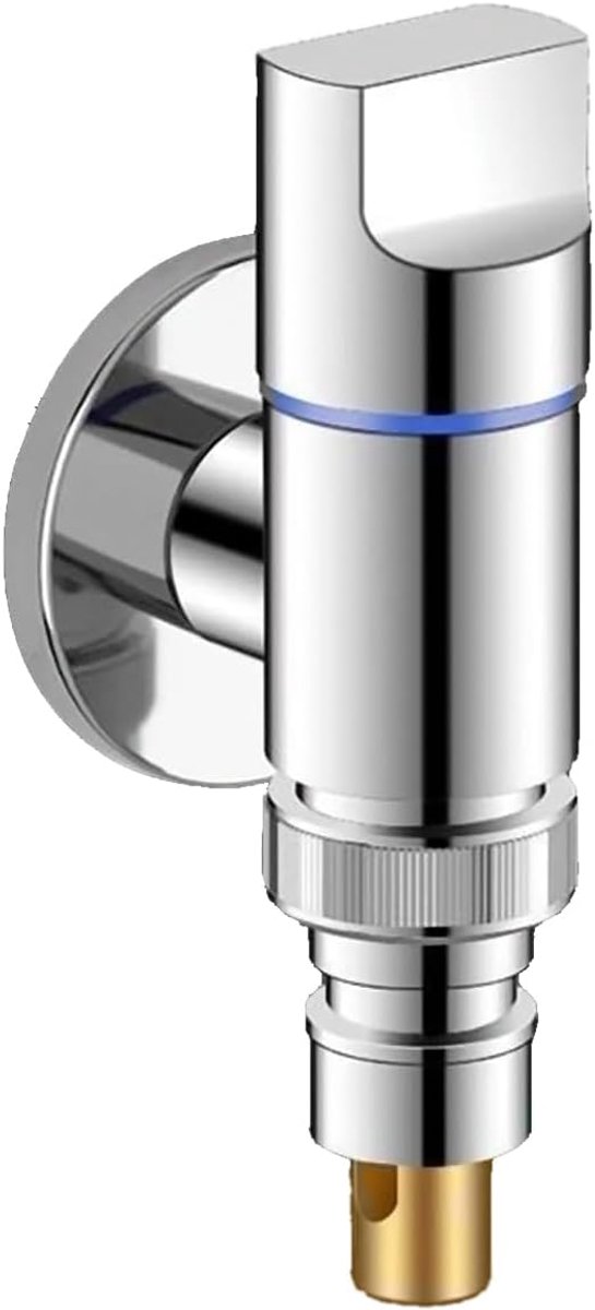 Wasmachinekraan 1/2 inch - Koper - Automatische afsluiter - Geschikt voor wasmachineaansluiting - ShopVlot