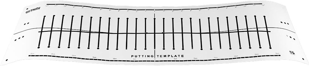 SnelShoppen - Professionele Golf Putting Mat Trainer - Indoor Putting Green Mat - 15 Graden Hoek - Oefenhulpmiddel voor Beginners - Verbeter Precisie