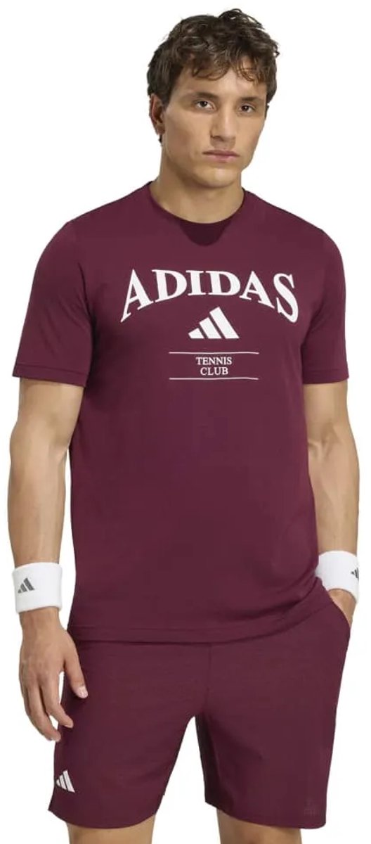 Adidas Hrtg Tns T T-shirt Met Korte Mouwen Man Maroon