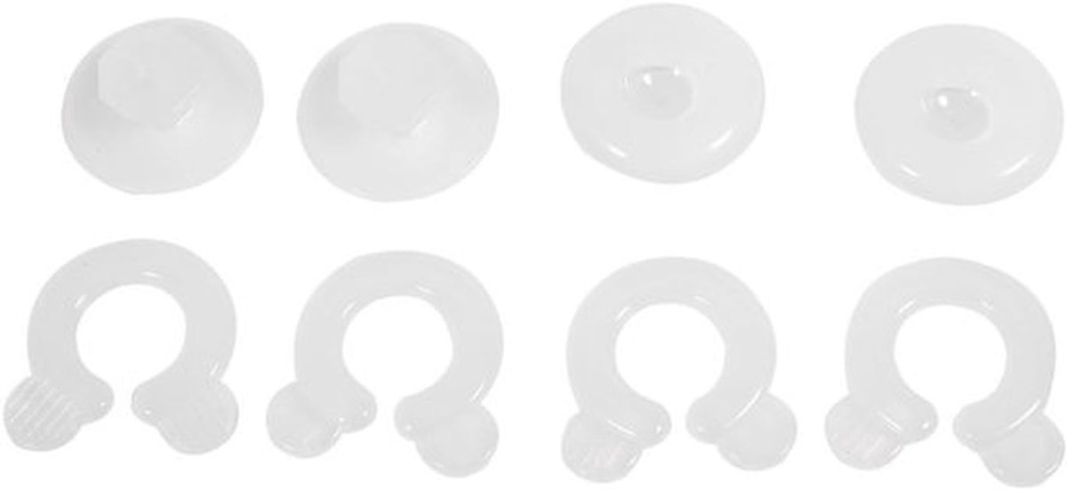 Set van 4 Bed Duvet Cover Clips - Plastic Fasteners voor Bedtextiel, Quilts en Dekbedden met Goede Kwaliteit en Grip