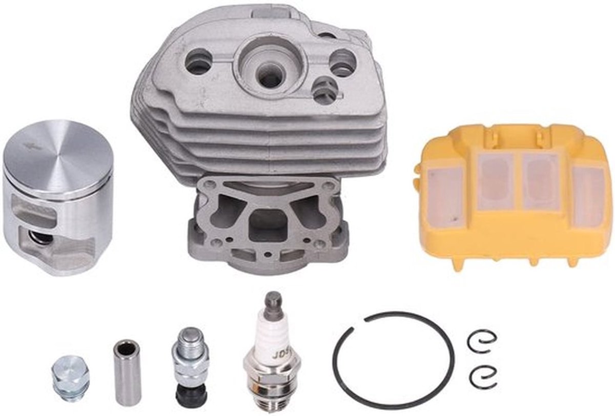 Cilinderzuigerset 43mm - Geschikt voor Husqvarna 545/550xp - Inclusief Luchtfilter - Duurzaam Materiaal - Lichtgewicht 750g - Perfecte Montage