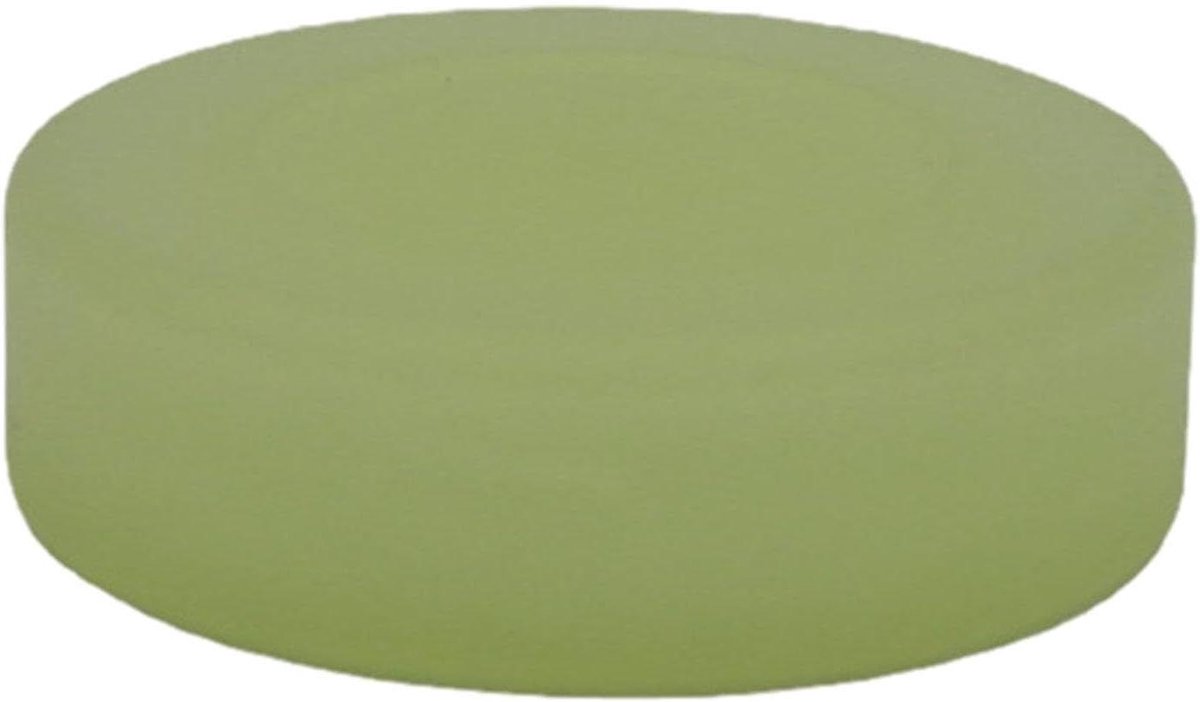 Vloer Hockeypuck - Glow Puck - Nachtspellen - Oplichtend LED Licht - 9 cm Diameter - Groen