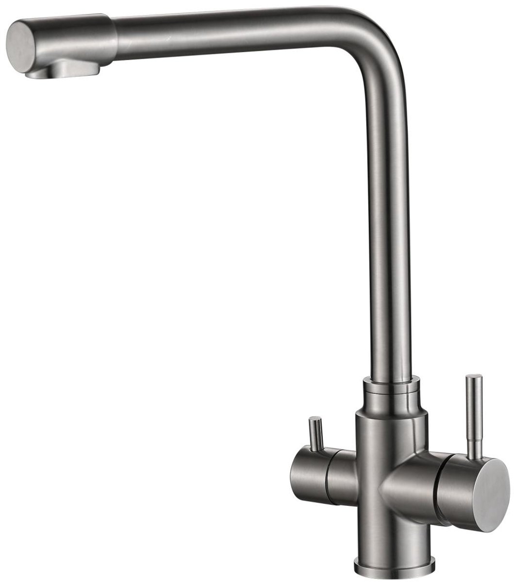 Aquanello Limpia Massieve RVS 3-weg Keukenkraan met Gefilterd Water SS-1600-LP
