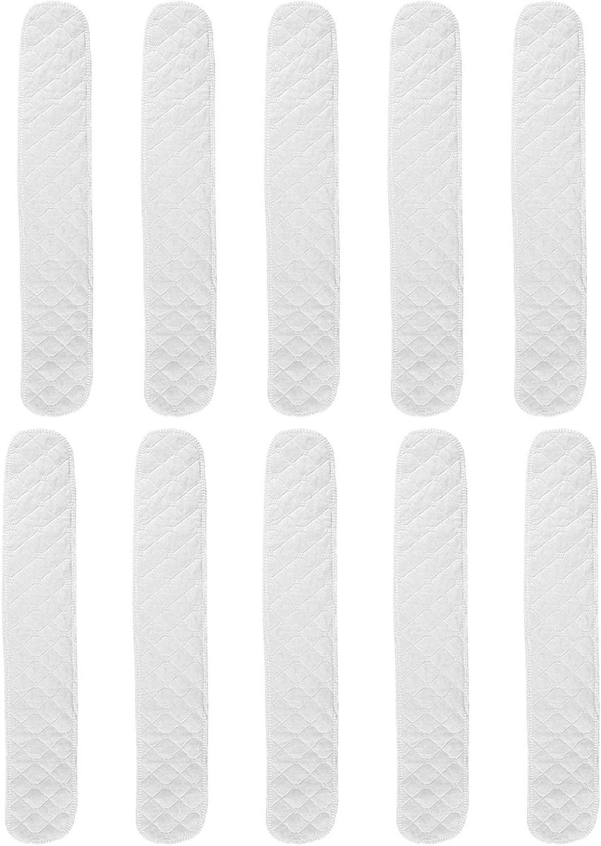 Zweetpads voor Beha - Ondergoed Pads - Hygiënisch Werken - Herbruikbaar Vochtregulerend - 44 x 8.5 cm - Wit