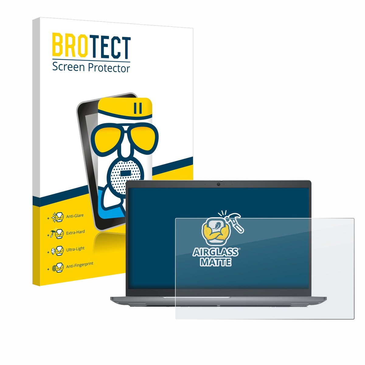 BROTECT - Screenprotector voor Dell Latitude 5540 - Folie Beschermfolie Beschermglas matte