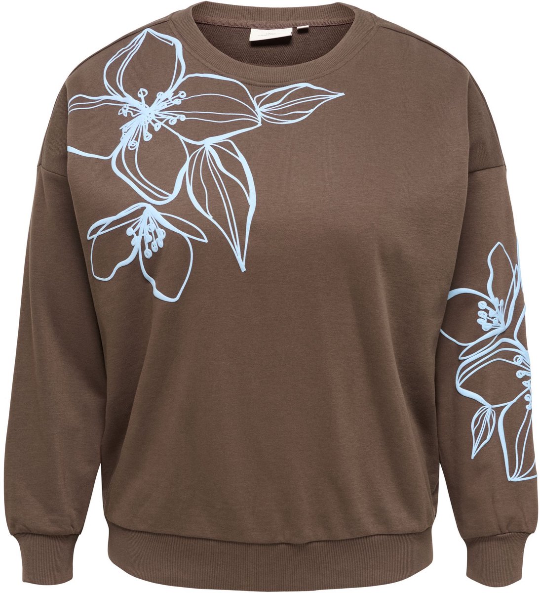 ONLY CARMAKOMA - CARODESSA L/S O-NECK SWT JRS Dames Trui