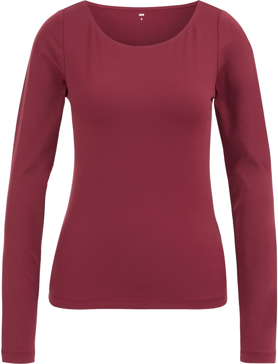 WE Fashion Dames T-shirt met boothals
