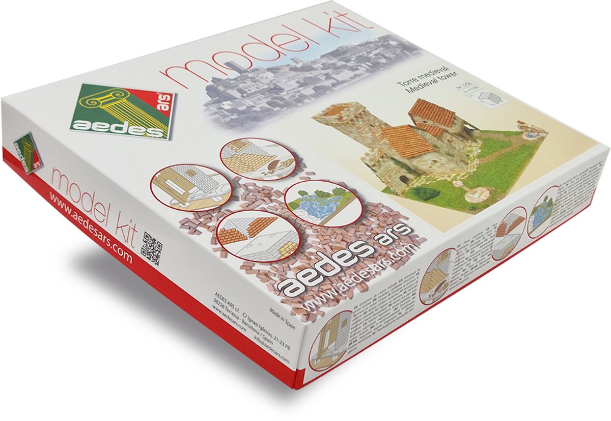 Aedes Ars 1256 Middeleeuwse Wachttoren Bouwpakket – Keramische Torre Medieval