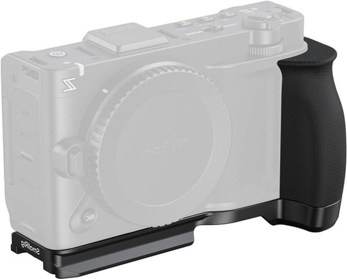 Ergonomische L-vormige Handgreep voor Nikon ZR met Silicone Grip, 1/4" Draad en Snelle Bevestiging voor Statief en Handheld Fotografie - 5466