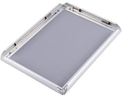 Aluminium Snap Frame A4 voor Posters met Wandmontage, Geschikt voor Binnen en Buiten, Waterdicht en Duurzaam