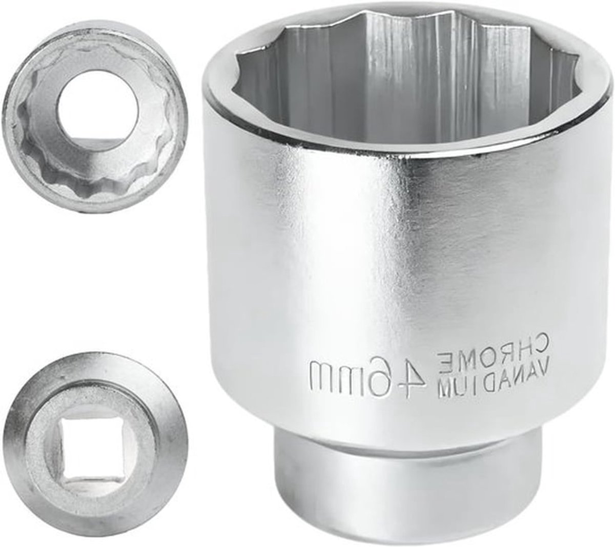 Steeksleutel 46 mm 3/4 inch 12-zijdig, Professionele Steeksleutel voor Sleutelen en Onderhoud