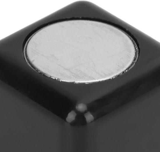 Biljartkrijthouder - Krijtclip Snooker - Biljart Spelen - Magnetische Krijtclip - 13 x 7 x 4 cm - Zilver — afbeelding 2