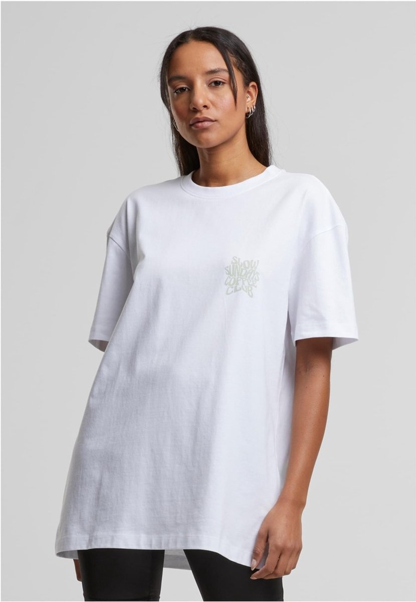 Urban Classics Cotton Logo Dames Tshirt 5XL Wit