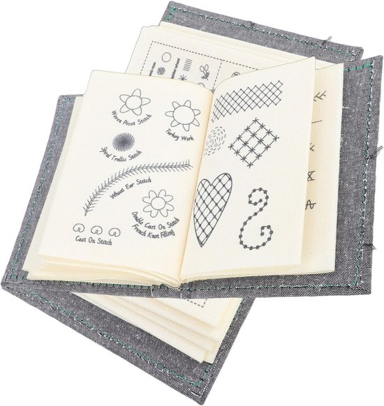 Borduurgids Boek - Stekenboek Hobby - Creatief Leren - Stapsgewijze Visuals - 15 x 10 x 3 cm - Niet gespecificeerd — afbeelding 3