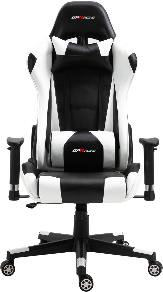 Gamestoelenland GPRacing Pro - Game Stoel - Wit thumbnail 2