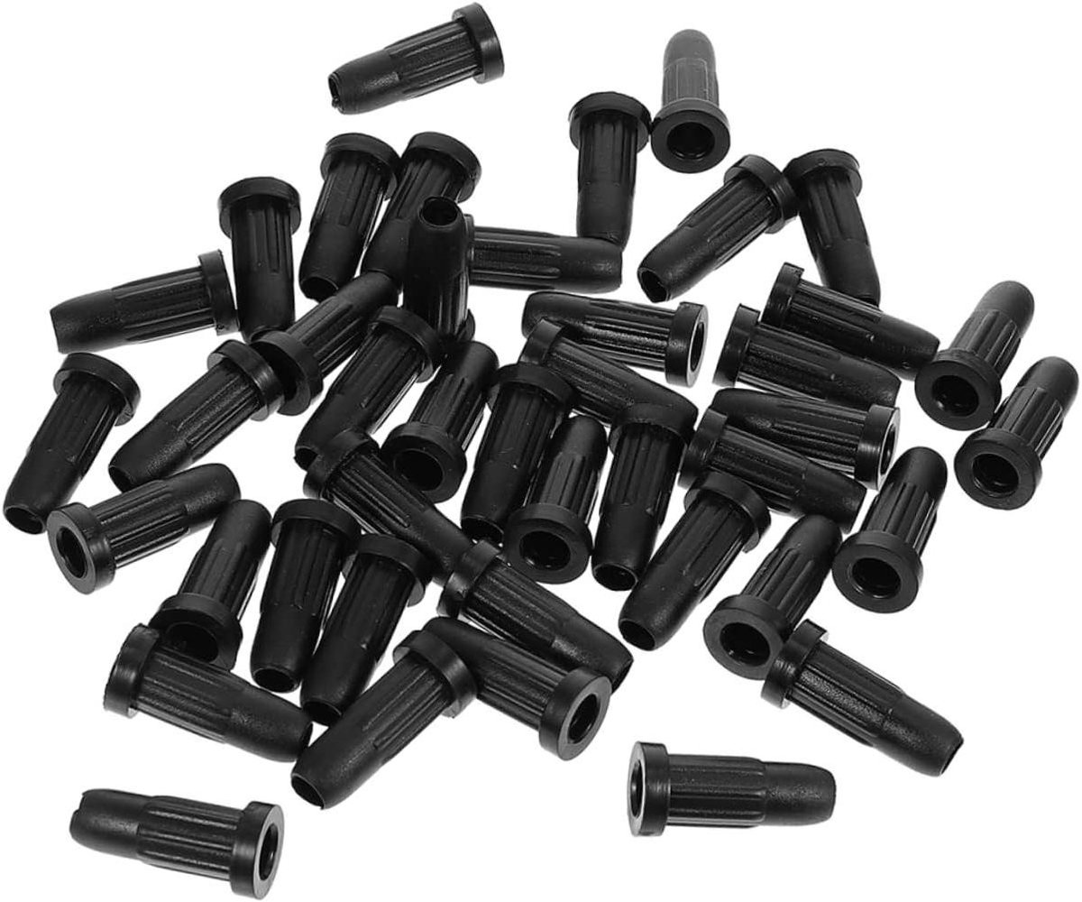 Stoelpoten Beschermers - Meubelpootdoppen Vloerbeschermers - Vloeren Beschermen - Slijtvast Nylon - 40 stuks - Zwart