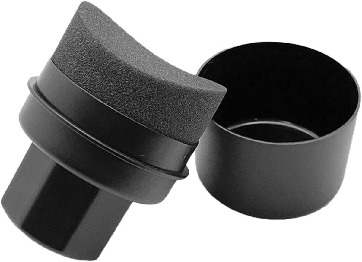 Wax Applicator Pad - Band Glans Borstel - Auto Onderhoud - Hoge Dichtheid Spons - 15 x 10 cm - Zwart