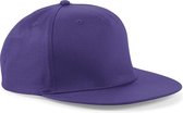 Snapback Rapper Cap - Beechfield - Purple