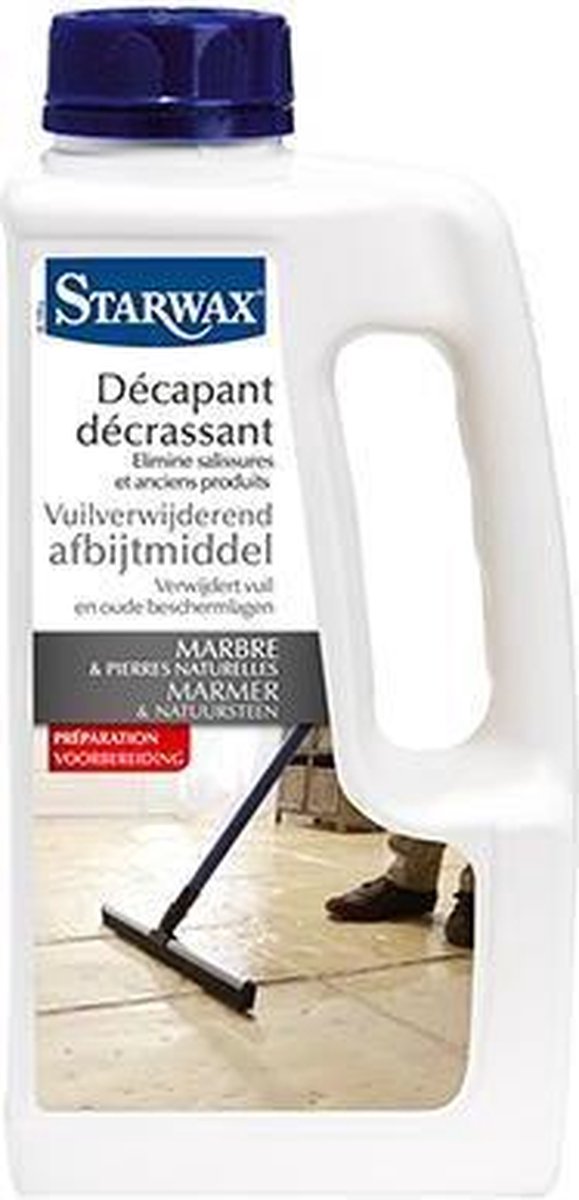 Starwax vuilverwijderend afbijtmiddel 'Marmer en Natuursteen' 1 L