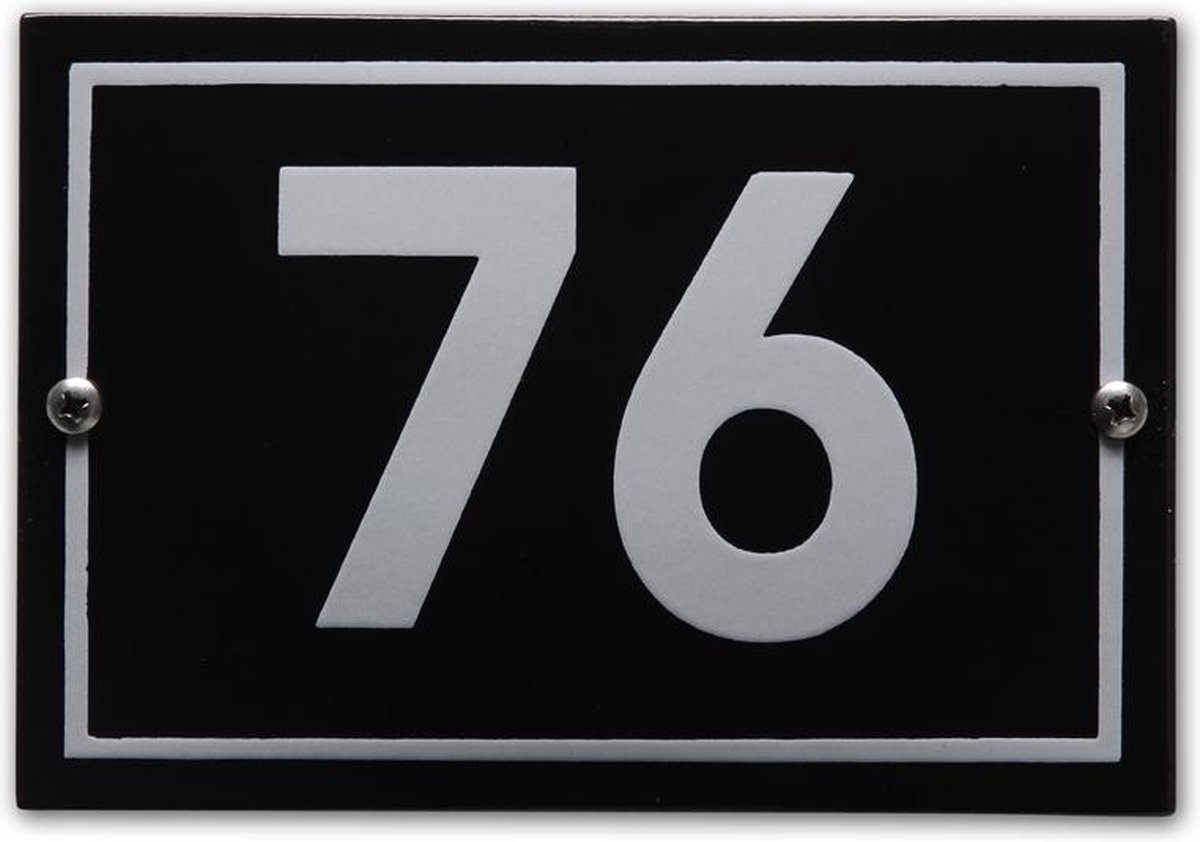 Huisnummer model Phil nr. 76