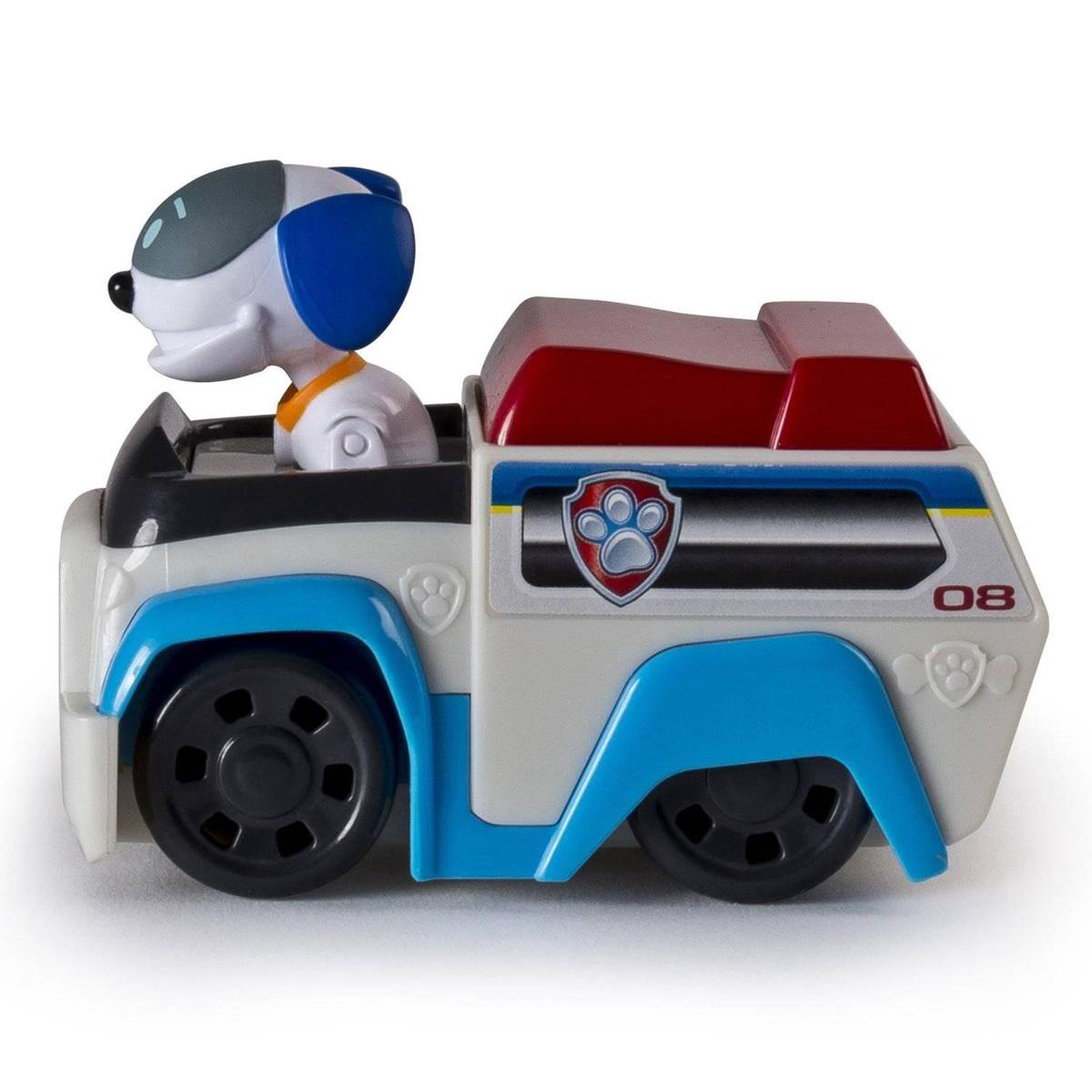 Kan niet lezen of schrijven nauwelijks klem Paw Patrol Rescue Racers - Robo Dog voertuig - 10 cm | bol.com