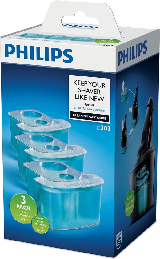 Philips JC303/50 - SmartClean cartridge - 3 stuks | bol.com