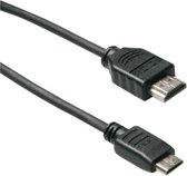 HDMI-Mini HDMI Kabel High Speed + Ethernet, 2.5 Meter