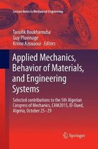 Lecture Notes in Mechanical Engineering- Applied Mechanics, Behavior of Materials, and Engineering Systems