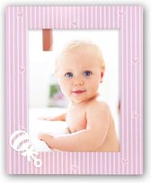 ZEP - Metalen Baby Fotolijst Irma Pink voor foto formaat 15x20 - Z668P