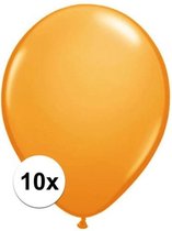 Qualatex ballonnen oranje 10 stuks