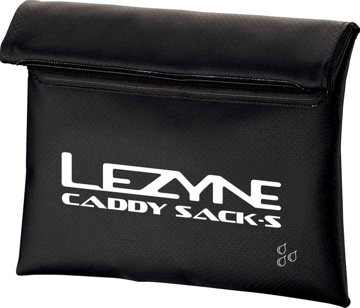 Lezyne Caddy Sack – Fietszakje – Waterdicht – Geschikt voor fietsen – Waterdicht fietszakje – Maat S – Inhoud 0.45L – Zwart