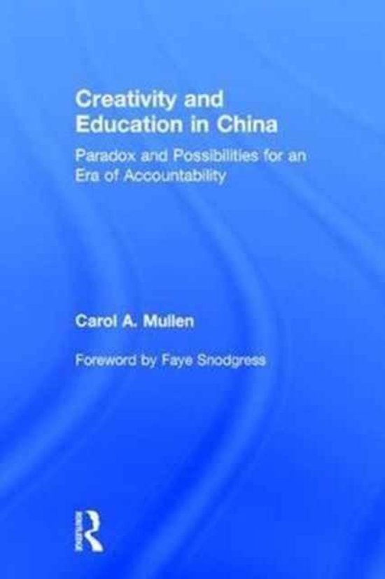 Creativity and Education in China - cover