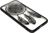 Mandala dromenvanger hoesje zwart Geschikt voor iPhone 8 Plus / 7 Plus