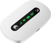 Huawei E5331 3G 21 Mbps mobiele wifi hotspot draagbare router, ondersteuning voor 8 gebruikers voor toegang tot internet, 5 uur werktijd, teken willekeurige levering (wit)