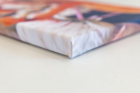 Maisons cubiques | Rotterdam | Noir – blanc| Villes | Tissu en toile | Décoration murale | 30 cm x 20 cm | Peinture | Photo sur toile