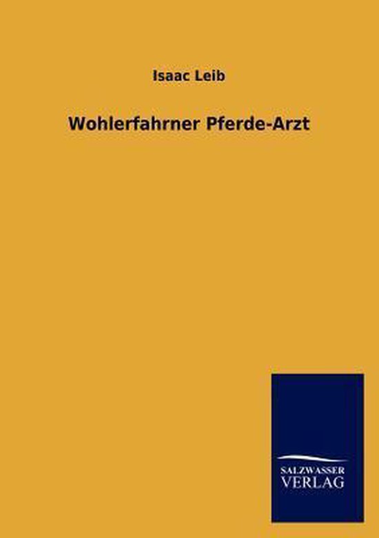 Wohlerfahrner Pferde-Arzt - cover