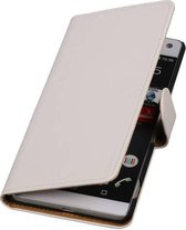 Bookstyle Wallet Case Hoesjes Geschikt voor Sony Xperia C5 Wit
