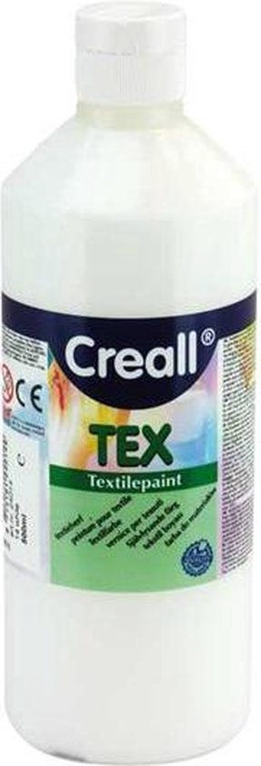 Creall tex, textielverf wit 500ml | bol.com