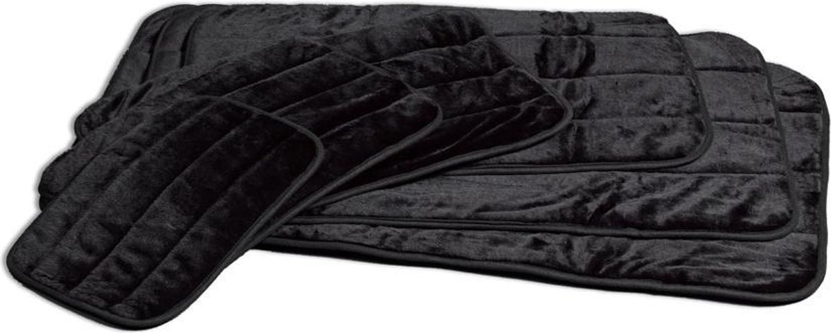 Benchvacht zwart deluxe 91x58 cm