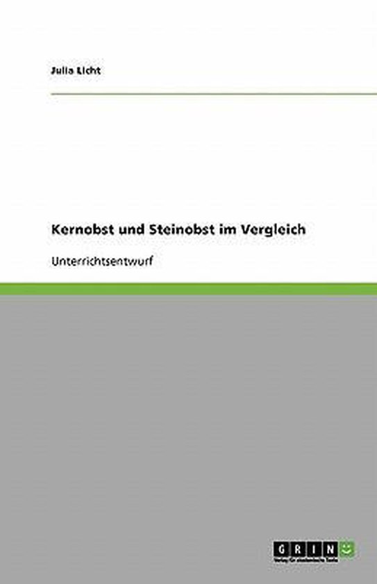 Kernobst und Steinobst im Vergleich - cover