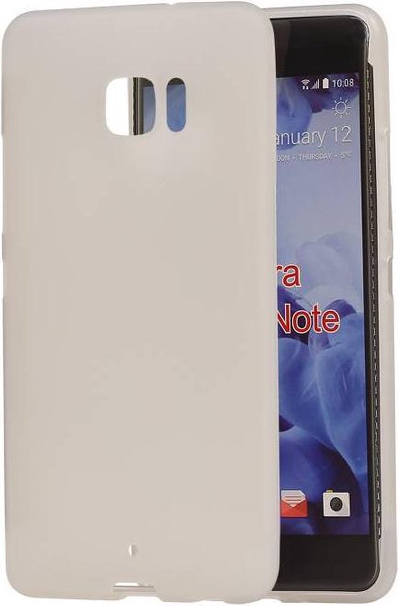 BestCases.nl HTC U Ultra TPU back case hoesje transparant Wit
