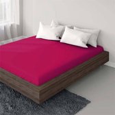 Jersey Hoeslaken Fuchsia 2-Persoons - 140 x 200 cm