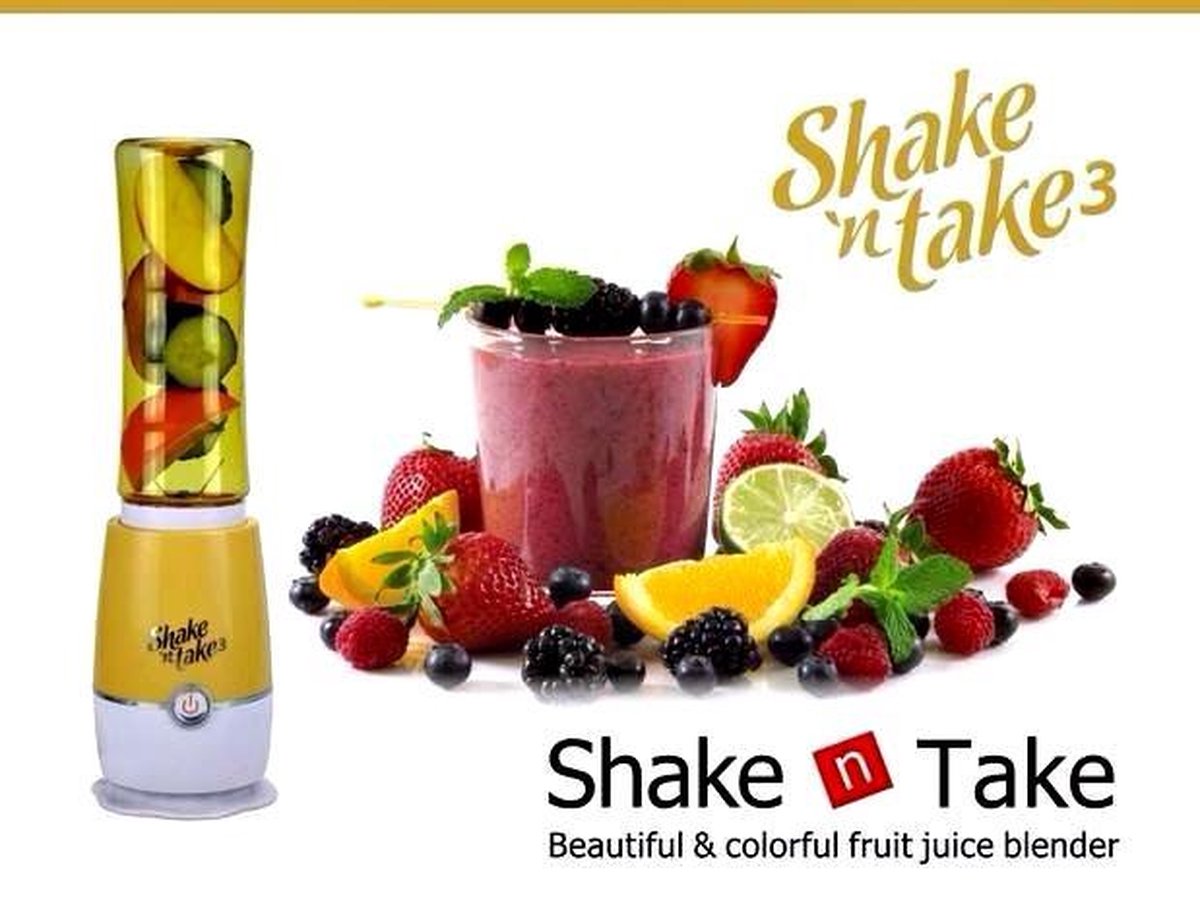 Shake 'n Take 3 Blenders Smoothietogo maker met 2 bekers 180W