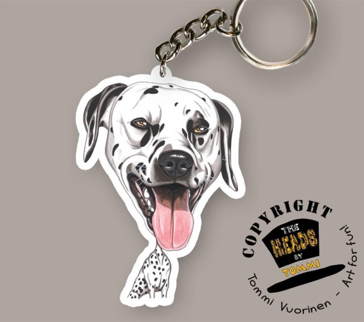 Sleutelhanger Hond Dalmatier