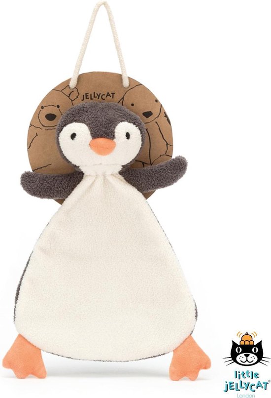 Knorrig rem Portret Jellycat pinguin knuffeldoek 26cm (Pippet Penguin Soother) | bol.com