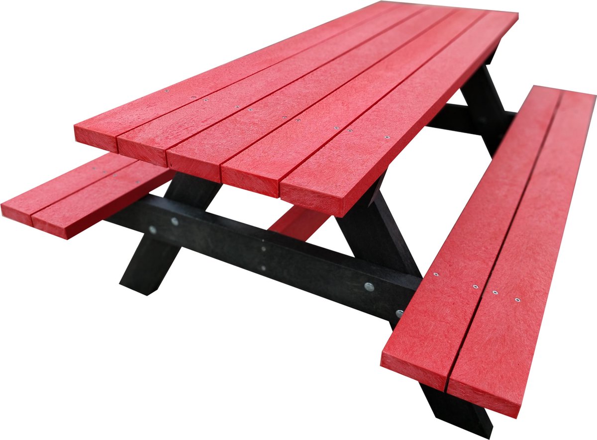 Rainbow Red Picknicktafel Massief Kunststof