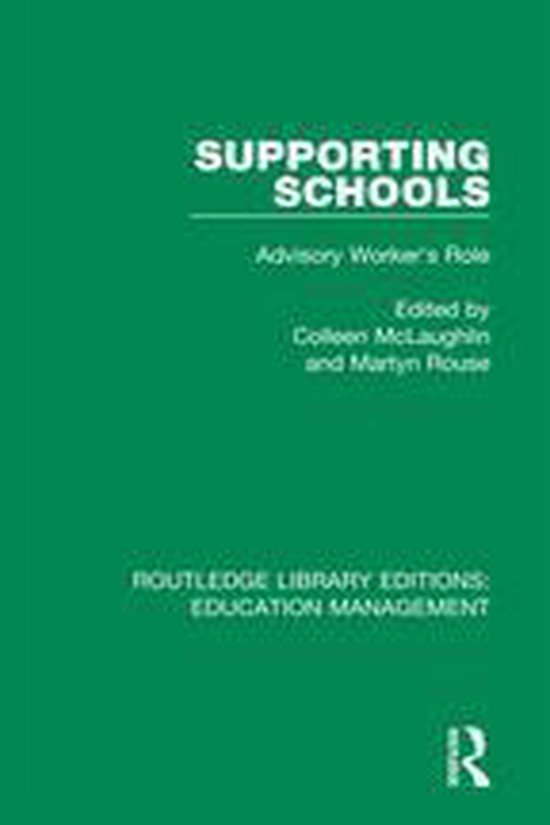 Routledge Library Editions: Education Management - Supportin ... - cover