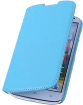 Bestcases Turquoise Map Case Book Cover Hoesje Huawei Ascend P6