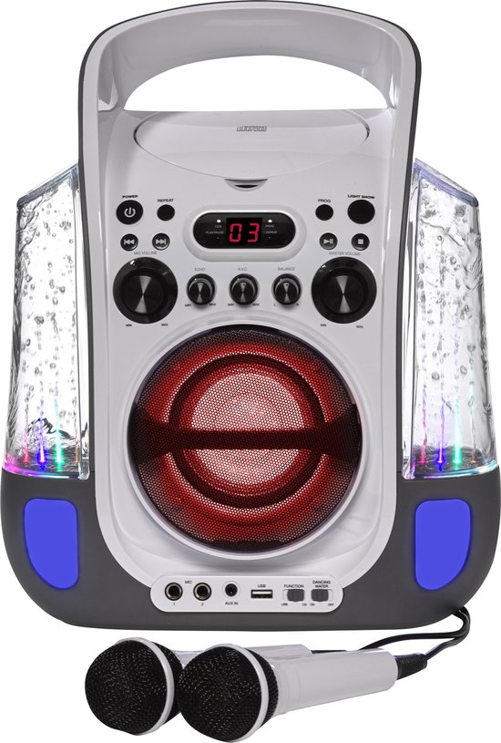 Denver TWS40K Karaoke water dancing speaker met CD en CD+G speler
